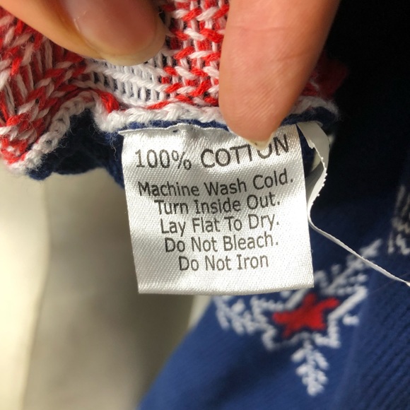 My Ugly Christmas Patriotic Snowman Sweater Medium - Picture 7 of 8